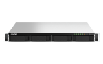 1U 4-Bay rackmount NAS, Intel® Celeron® N5105/N5095 quad-core, 8GB RAM onboard (