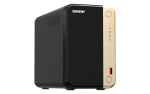 2-Bay desktop NAS, Intel® Celeron® N5105/N5095 quad-core, 8 GB DDR4 onboard not