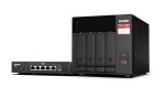 4-bay NAS, AMD Ryzen V1000 series V1500B 4C/8T 2.2GHz, 8GB DDR4 RAM (2 x SODIMM