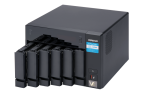 6-Bay NAS, Intel® Core™ i3-8100T 4-core 3.1 GHz Processor, 8GB DDR4 RAM (max 32G