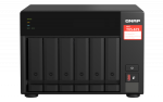 Qnap 6-bay NAS, Zhaoxin KX-U6580 8C/8T 2.5GHz, 8GB DDR4 RAM (2 x SODIMM slots, m