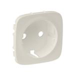 755206 Legrand Valena Allure 2P+F csatlakozóaljzat burkolat, Elefántcsont