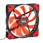 Akyga 12cm (120mm) mini 6 pin 15 LED RGB ventilátor - AW-12D-RGB