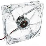Akyga 12cm (120mm) MOLEX 4 LED ventilátor, fehér - AW-12A-WH