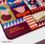Artimo Desk Mat - Micro Series V2 - M (80x40cm) - Golden Hour - Studio Dorothea