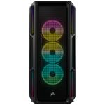 CORSAIR iCUE 5000T RGB Smart számítógépház, fekete