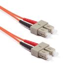Duplex multimódusú patchkábel 50/125µm (OM2), 2xSC-2xSC, 2m
