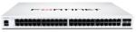 FortiSwitch-148E-POE L2+ managed POE switch with 48GE +4SFP, 24 ports POE with m