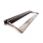 Giga+ MODULAR Cat.6 Patch panel 24xRJ45/u, csatlakozóval