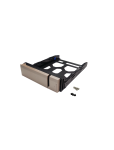 Gold HDD Tray v1 for 3.5" and 2.5" drives without key lock, black, plastic with