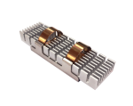 Heatsink for M.2 SSD module;68*19.8*1MM;Dark Green; 2PCS