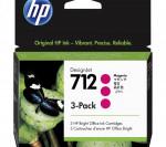 HP 3ED78A Patron 3Pack Magenta 29ml No.712 (Eredeti)