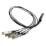 HP X242 QSFP 4x10G SFP+ 1m DAC Cable