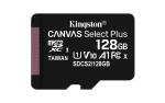 Kingston 128GB microSD Canvas Select Plus (SDXC Class 10 A1) (SDCS2/128GBSP) mem
