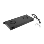 LEGRAND Evoline  tetőventilátor+termosztát készlet 2 ventillátoros fali szekrény