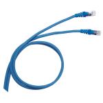 LEGRAND patch kábel RJ45-RJ45 Cat6 árnyékolatlan (U/UTP) PVC 0,5 méter kék d: 6m