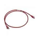 LEGRAND patch kábel RJ45-RJ45 Cat6 árnyékolt (F/UTP) LSZH (LSOH) 3 méter piros d
