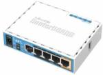 MikroTik hAP ac lite with 650MHz CPU, 64MB RAM, 5xLAN, built-in 2.4Ghz 802.11b/g