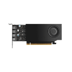 NVIDIA RTX A400 ATX I/O bracket attached + LP I/O bracket loose, Mini DP to DP d