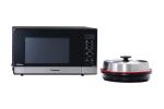 Panasonic NN-GD38HSSUG Mikrohullámú sütő, Inverteres, 23l, 1000W, Grill: Kvarc,