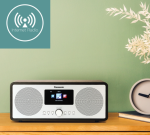 Panasonic RF-D40EG-K DAB digitális , FM és internetes rádió. WIFI; beépített Blu