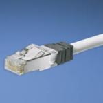 Panduit Cat 6A S/FTP path kábel 1.5m piros TX6A™ 10Gig™ Modular dugóval