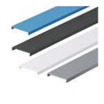 PANDUIT, COVER FOR CABLE DUCT, PVC, BLUE, C4IB6