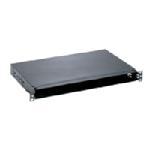 Panduit Optikai tálca 1U magas, fekete