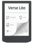 PocketBook PB619-T-WW Verse Lite E-Book olvasó, Midnight Grey