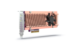 Qnap Dual M.2 PCIe SSD expansion card; supports up to two M.2 2280/22110 formfac