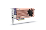 QNAP QM2 series, 2 x PCIe 2280 M.2 SSD slots, PCIe Gen4 x 8, 1 x AQC113C 10GbE N