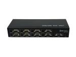 Rainbow VGA+audio mátrix, 4in-4out, infra, RS232