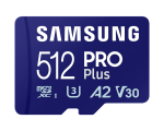 Samsung Pro Plus 512GB microSD (MB-MD512SB/WW) memóriakártya kártyaolvasóval
