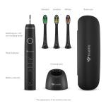 TrueLife SonicBrush Compact Black Elektromos fogkefe fekete