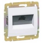 Valena 1xRJ45 LCS2 Cat6 UTP aljzat fehér
