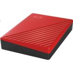 Western Digital 4TB 2,5" My Passport USB3.2külső HDD, Piros