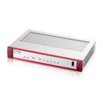 Zyxel USG FLEX 50 HP, 5 Gigabit user-definable ports, 1*1G PoE+, 1*USB with 1 YR