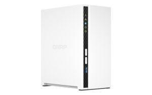 1 bay ARM 4C 1.8GHz ; 1 x SATA 6Gb/s 3.5"/2.5"; 2GB RAM on-board; 1 x GbE ; 1 x