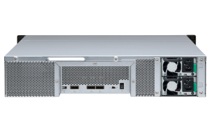 12-bay 2U rackmount SATA JBOD expansion unit, redundant PSU, with a QXP-1600eS P