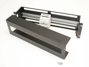 19"3U DIN sines kismegszakító tartó, Fekete