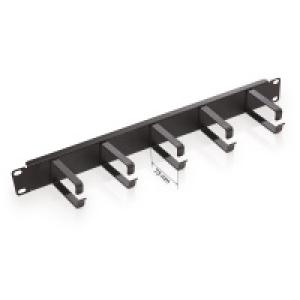 19” fém patch rendező panel 73 mm-es gyűrűkkel