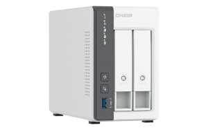 2-bay ARM 4C 2.0GHz ; 2 x SATA 6Gb/s 3.5"/2.5"; 4GB RAM on-board; 1 x GbE; 1 x 2