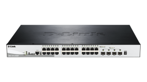 28-Port Gigabit Stackable POE Smart Managed Switch including 4 10G SFP+