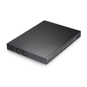 28 Port Smart Managed PoE Switch 24x Gigabit Copper PoE and 4x Gigabit dual pers