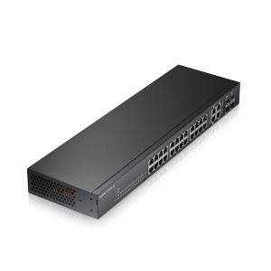 28 Port Smart Managed Switch 24x Gigabit Copper and 4x Gigabit dual pers