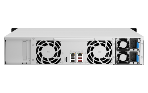 2U 12-Bay rackmount NAS, Intel® Celeron® N5095 quad-core, 8 GB onboard not expan