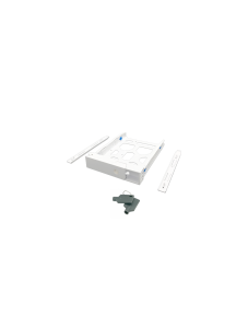 3.5" HDD Tray with key lock and two keys, white and plastic, 2.5" and 3.5" screw