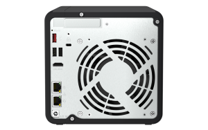 4-Bay desktop NAS, Intel® Celeron® N5105/N5095 quad-core, 8 GB onboard not expan