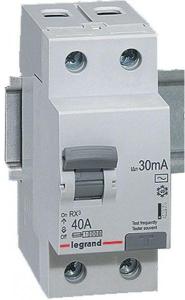402036 LEGRAND RX3 áram-védőkapcsoló 2P 25A A 30MA