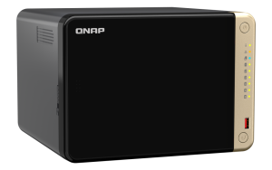 6-Bay desktop NAS, Intel® Celeron® N5105/N5095 quad-core, 8 GB onboard not expan